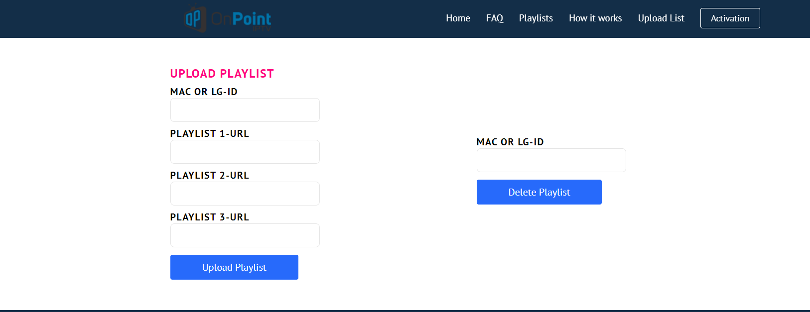 onpoint iptv app